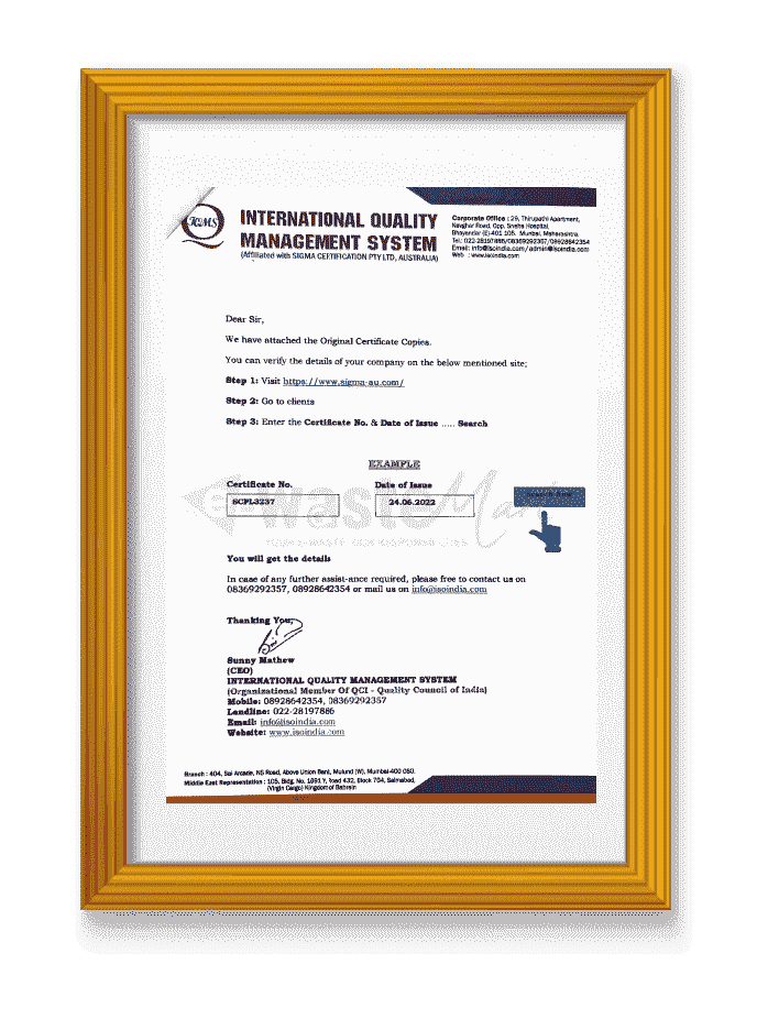 waste management certificate